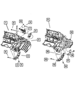 4891641AA - Engine Mounting: Structural Collar for Mopar Image