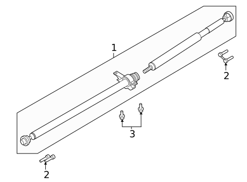 Drive Shaft for 2017 Ford Fusion #0