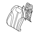 88350IY110 - Body: Seat Back Pad for Hyundai Image