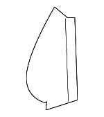 C2P11454LEG - : End Panel for Jaguar: XK, XKR, XKR-S Image