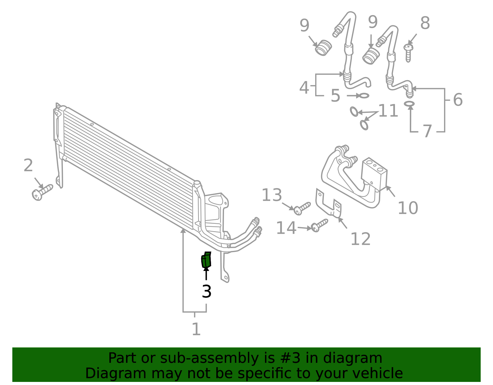 2009-2018 Volkswagen Oil Cooler Bracket WHT-004-639 | QuirkParts