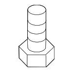 11609465 - Body: Lower Bracket Bolt for GM Image