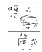 68089194AA - Electrical: U-nut for Mopar Image