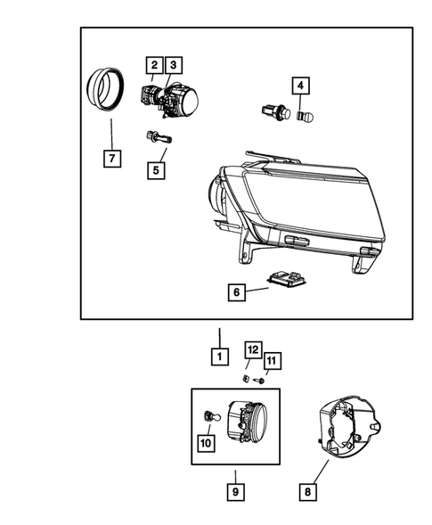 Lamps-Interior and Exterior for 2011 Dodge Durango #0