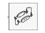 68603420AA - Brakes: Brake Pads for Ram: ProMaster 1500, ProMaster 2500, ProMaster 3500, ProMaster EV Image