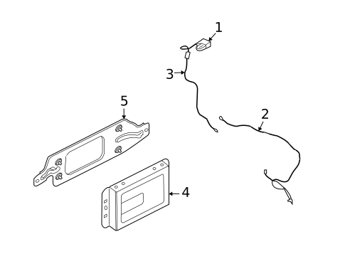 Antenna & Radio for 2009 Lincoln MKX #1