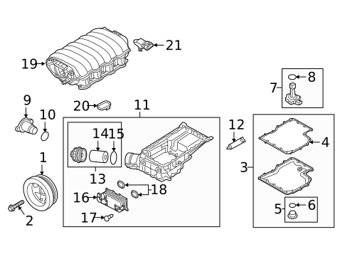 Engine Parts for 2018 Porsche Cayenne #9