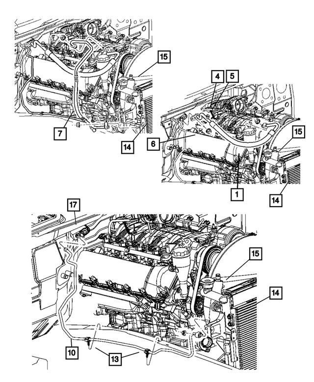 55116665AH - : A/C Suction Line for Mopar Image