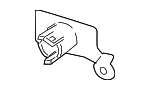 C2Z3838 - Body: Park Sensor Mount Bracket for Jaguar Image