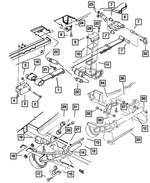 5006257AB - : Rear Leaf Spring, Right for Mopar Image