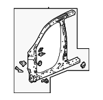 63520TYA305ZZ - Body: Aperture Reinforced for Acura Image