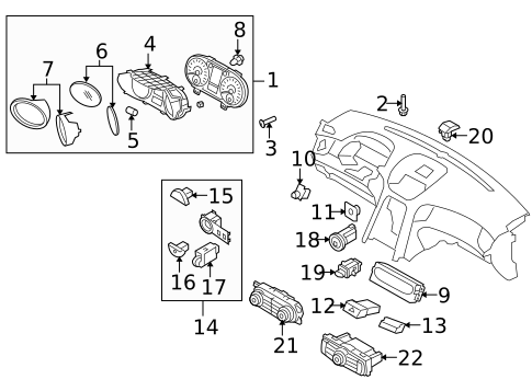 Automatic Temperature Controls for 2010 Hyundai Genesis Coupe #1