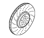 34107889661 - Brakes: Rotor for BMW Image