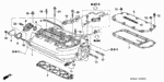 17114RCAA00 - Engine: END CAP, IN. MANIFOLD for Honda Image
