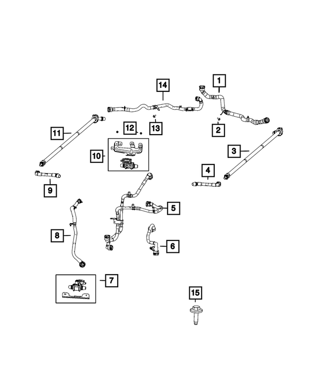 68590779AB - : Coolant 3 Way Valve for Mopar Image
