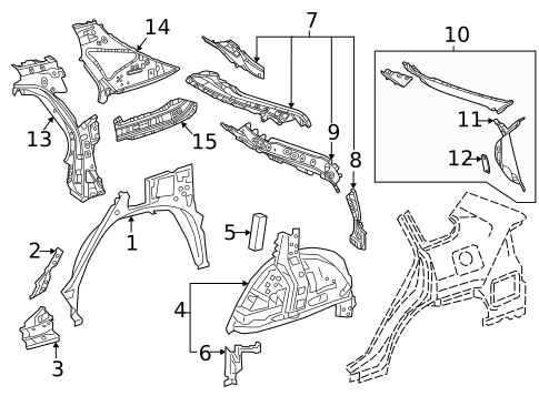 Inner Structure for 2023 Toyota Venza #0