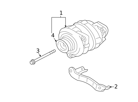 Alternator for 2004 INFINITI G35 #1