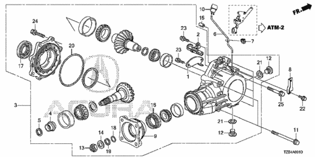 AT Transfer (6AT) for 2014 Acura MDX #0