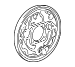 4704335180 - Brakes: Backing Plate for Toyota: 4Runner, Tundra Image