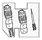 971616037N - Suspension: Strut for Porsche: Panamera Image