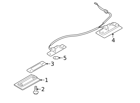License Lamps for 2009 Subaru Outback #0