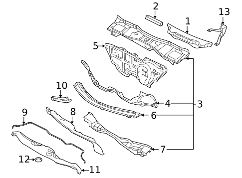 Door & Components for 2006 Volkswagen Beetle #2