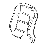 8V4881806AEIMZ - : Seat Back Cover for Audi: A3, A3 Quattro, A3 Sportback e-tron, S3 Image