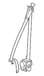 732100C100C1 - Body: Lap &amp; Shoulder Belt for Toyota: Tundra Image