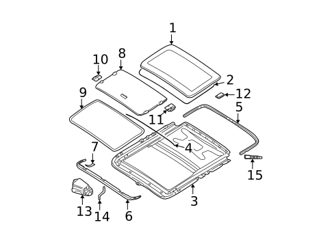 Sunroof for 2003 BMW 325i #0