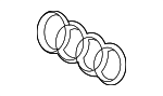 8T0853736E2ZZ - Accessories: Grille Emblem for Audi Image