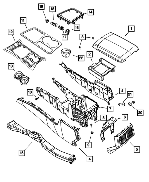 Consoles for 2010 Dodge Challenger #0