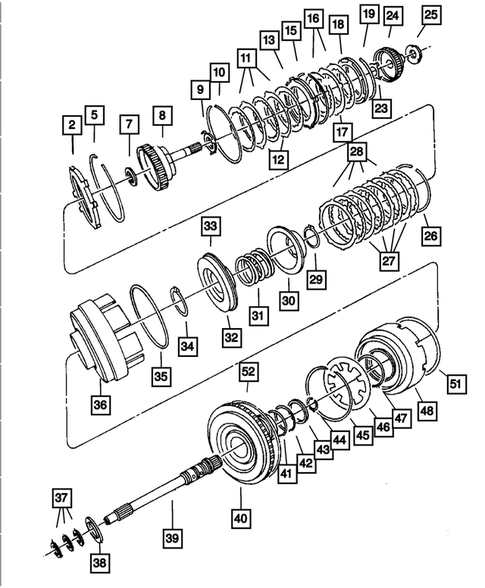 Gear Train for 2003 Jeep Wrangler #1