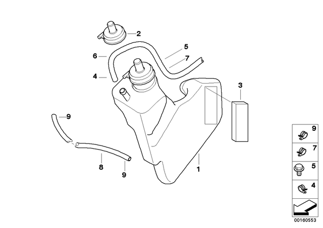 17117696778 - : Expansion Tank            for BMW-Motorrad Image