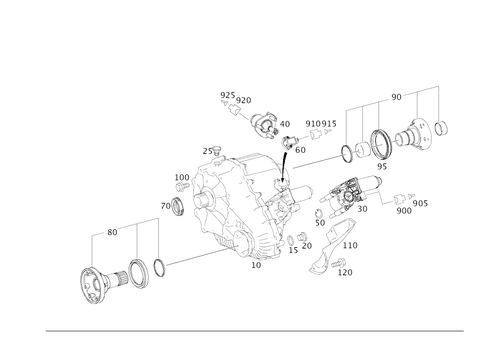 Transfer Case Assembly for 2011 Mercedes-Benz GL550 #0