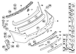51243414711 - : Gas Pressurized Spring, Trunk Lid for BMW Image
