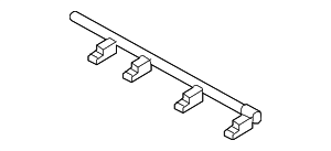 NK3Z6151212A - Body: Roof Side Rail for Ford Image