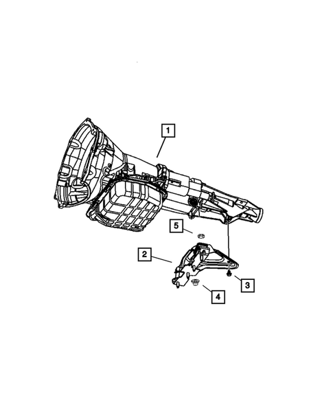 Engine Mounting for 2006 Dodge Ram 1500 #14