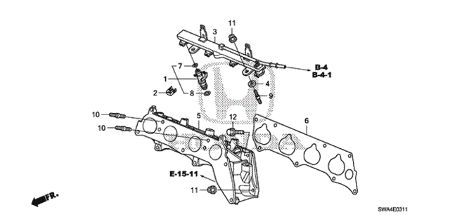 Fuel Injector ('10-) for 2011 Honda CR-V #0