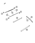 68027117AD - Body Sheet Metal Except Doors: Rail Cap, Left for Mopar Image