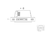 65128370535 - Audio, Navigation, Electronic Systems: Radio Supporting Pin for BMW Image