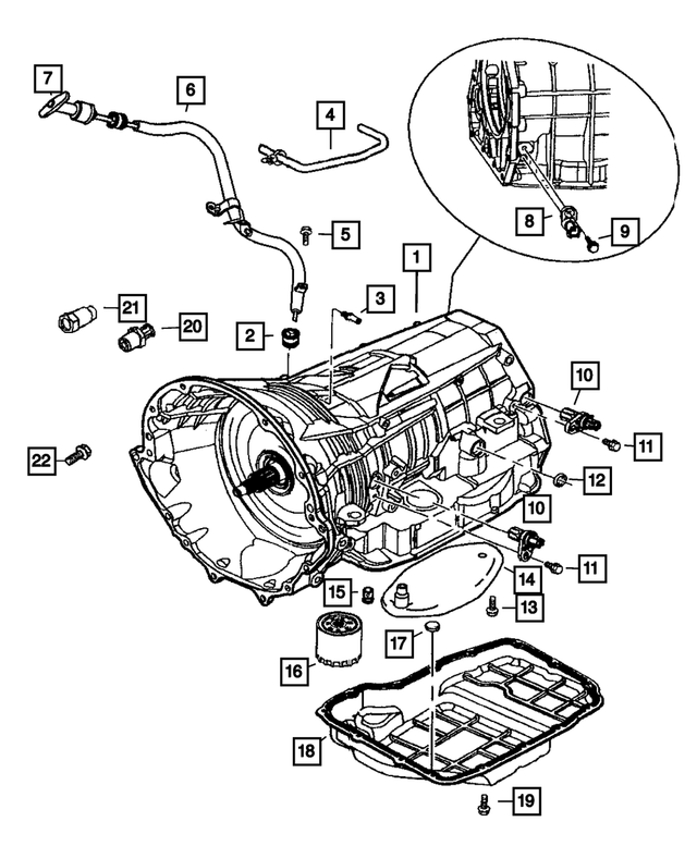 6101331 - Automatic Transmission Multi-Speed: Bolt for Mopar Image