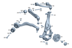 2063320100 - Front Axle: Steering Knuckle for Mercedes-Benz Image