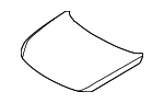 66400XA000 - Body: Hood for Kia Image