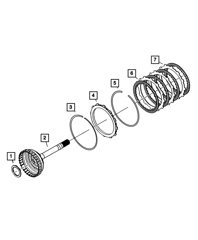 4799108AD - : Transmission Clutch Reaction Plate for Mopar Image