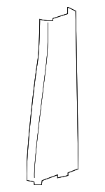 CK4Z6124346BB - Body: Lower Center Pillar Trim for Ford: Transit-150, Transit-350, Transit-350 HD Image