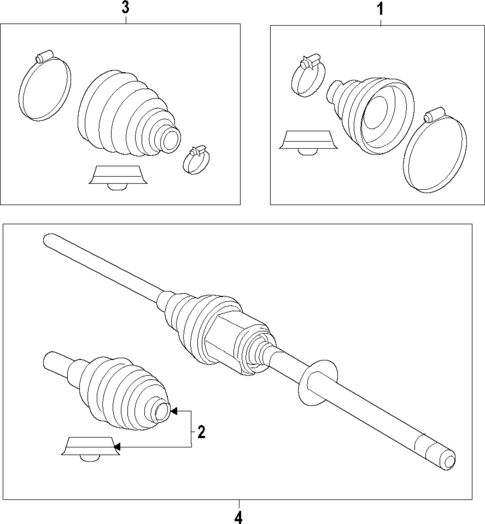 Axle Shafts & Joints for 2022 Land Rover Discovery Sport #1