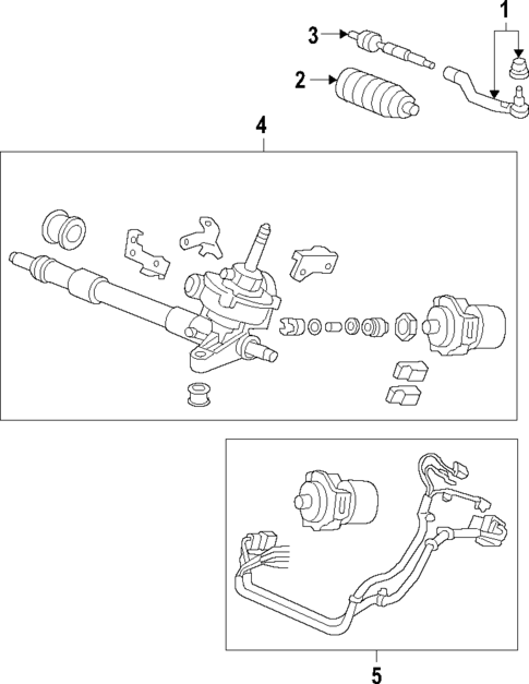 Steering Gear & Linkage for 2010 Honda Civic #2