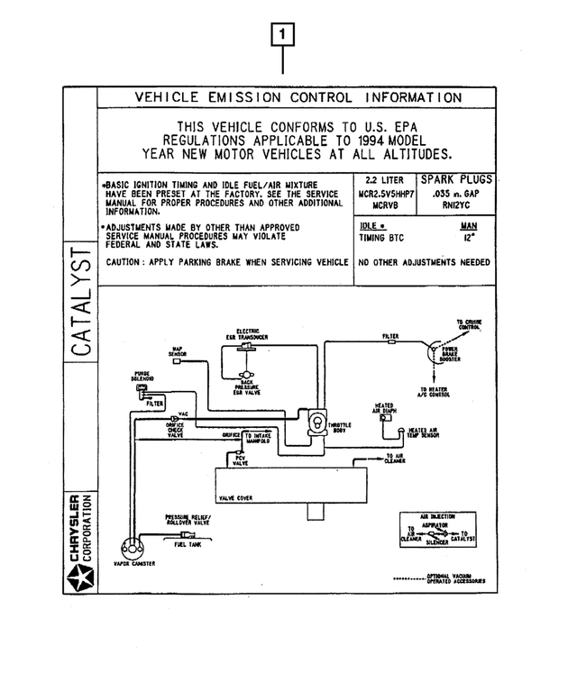 « 52109732AB – Emission Systems : Emissions Etiquette pour Mopar Image »