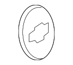 Button Style Center Cap with Bowtie Logo