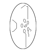 9597396 - : Silver Spark Wheel Cover for GM Image